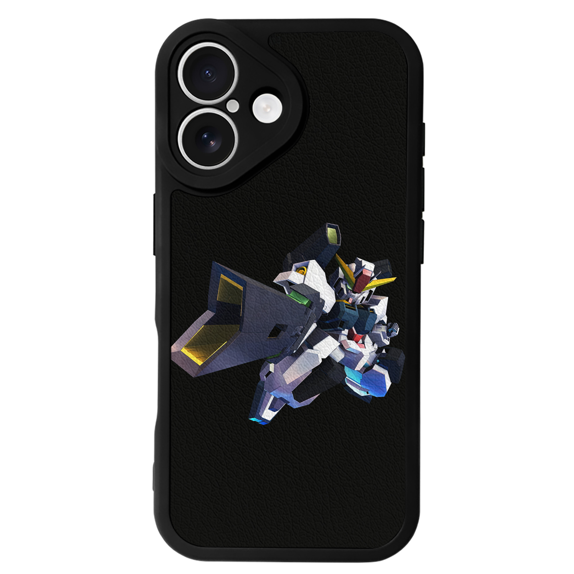 （画像用） 機動戦士ガンダム Mobile Suit Gundam 【iPhone 16シリーズ対応】シリコンスマホケース（レザー調） 材質：シリコン